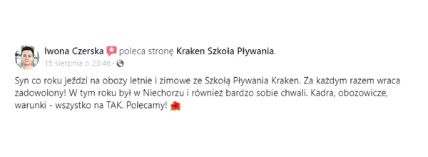 wakacyjne kursy pływania Legnica